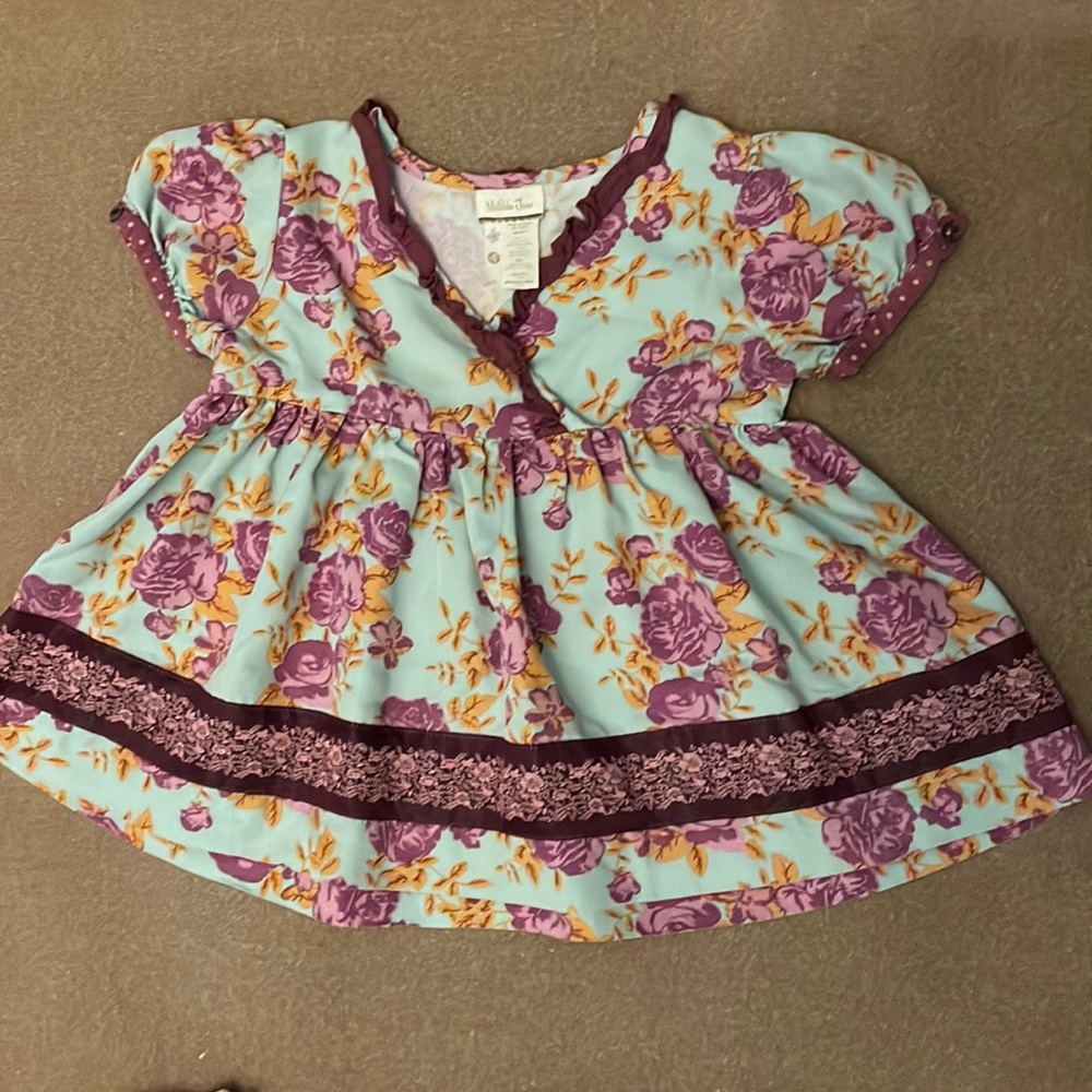 Matilda Jane Lilac Bouquet Top Girl’s Size 4